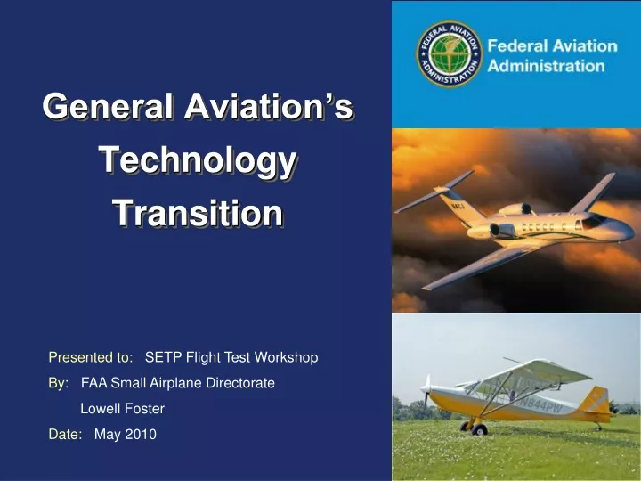 general aviation s technology transition