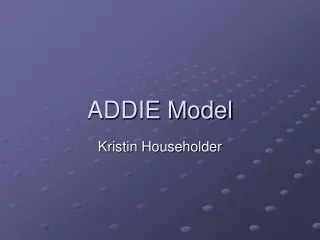 ADDIE Model