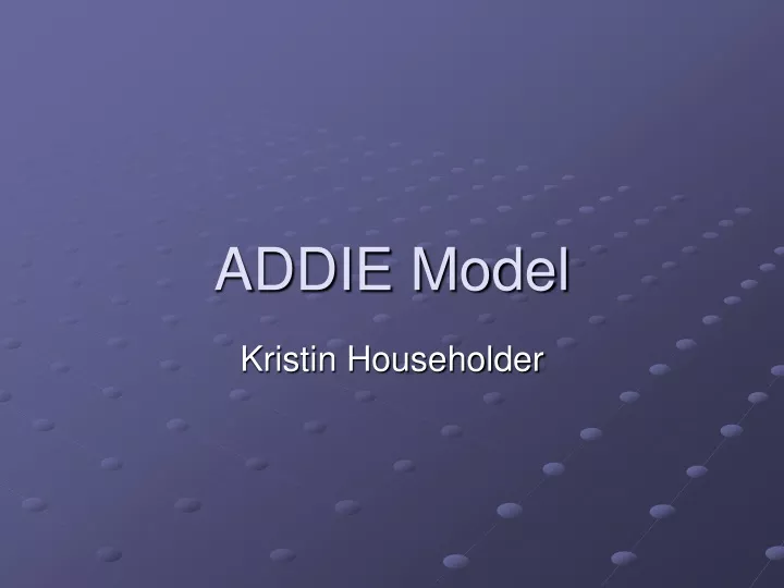 addie model