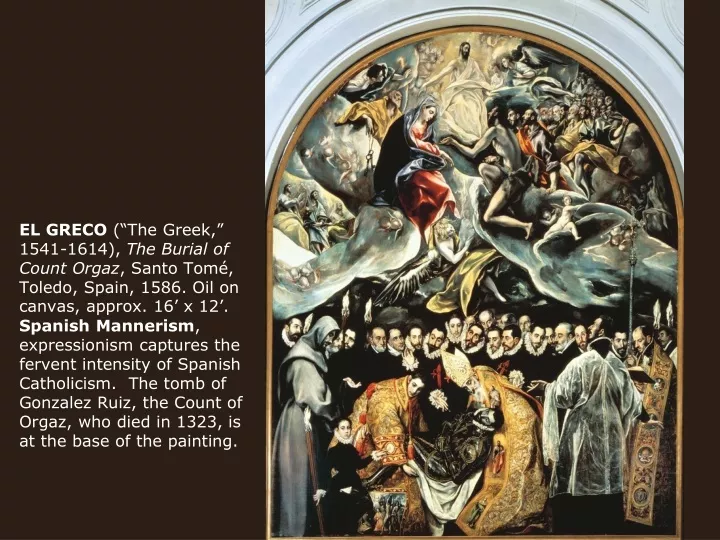 el greco the greek 1541 1614 the burial of count