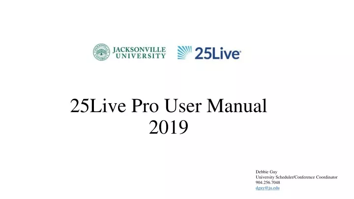 25live pro user manual 2019