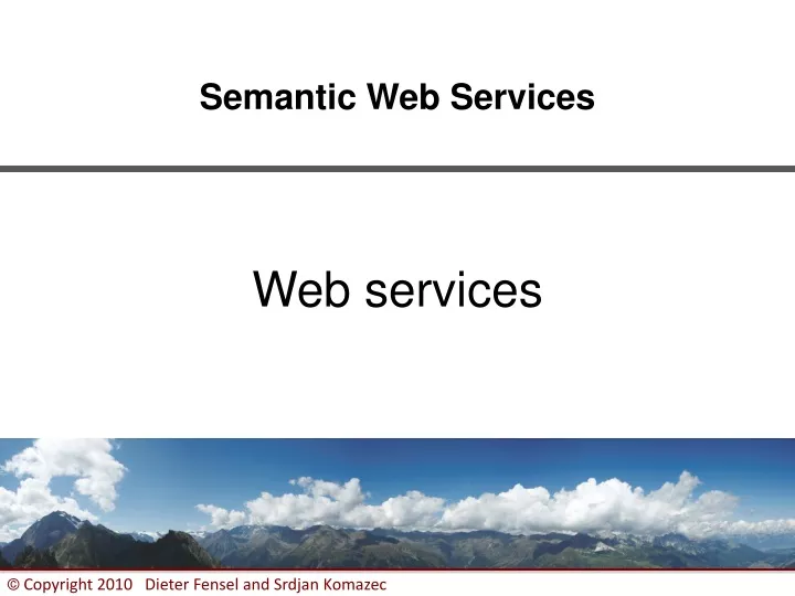 semantic web services