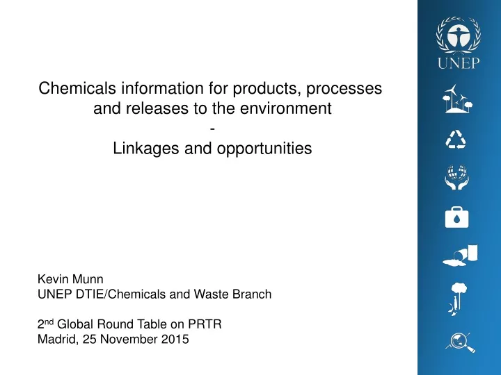 chemicals information for products processes
