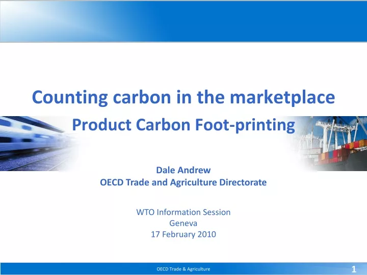 counting carbon in the marketplace product carbon