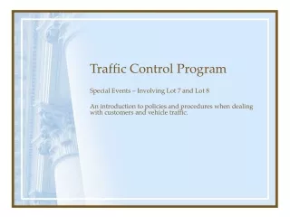 Traffic Control Program