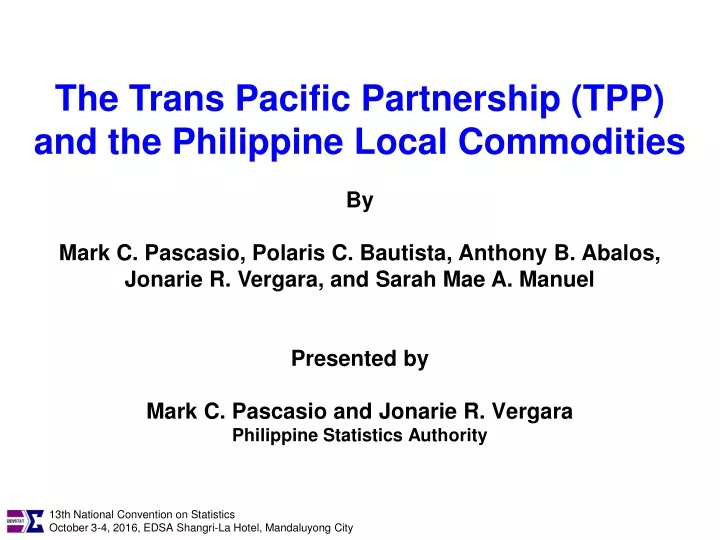 the trans pacific partnership