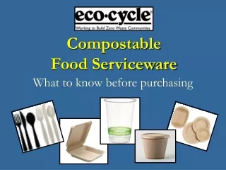 Compostable  Food Serviceware