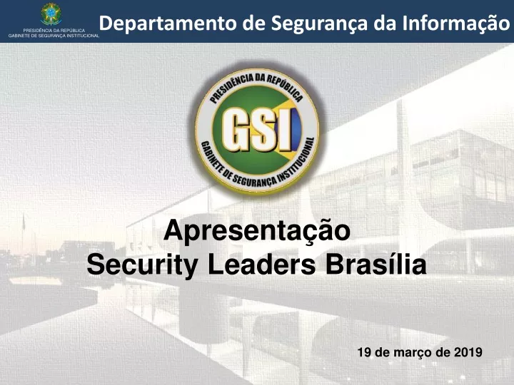 Ppt Departamento De Seguran A Da Informa O Powerpoint Presentation Id