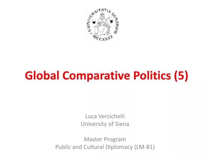 global comparative politics 5