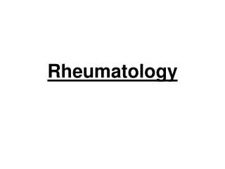 Rheumatology