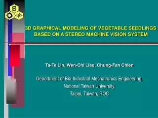 3D GRAPHICAL MODELING OF VEGETABLE SEEDLINGS BASED ON A STEREO MACHINE VISION SYSTEM