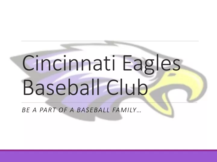 cincinnati eagles baseball club