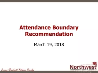 Attendance Boundary Recommendation