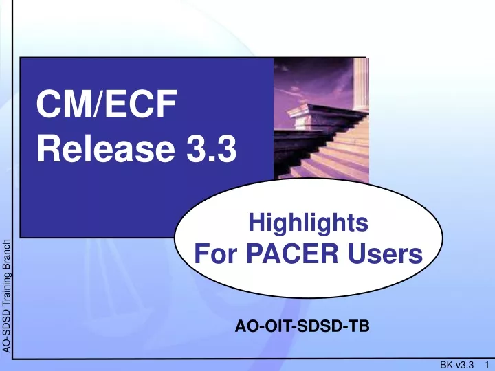 cm ecf release 3 3
