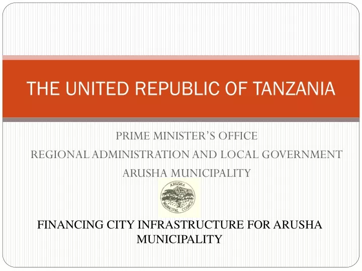 the united republic of tanzania