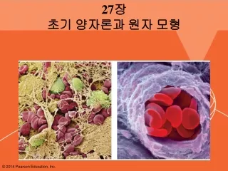 27 장 초기 양자론과 원자 모형