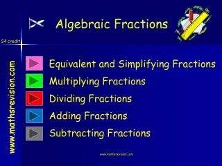 Equivalent and Simplifying Fractions