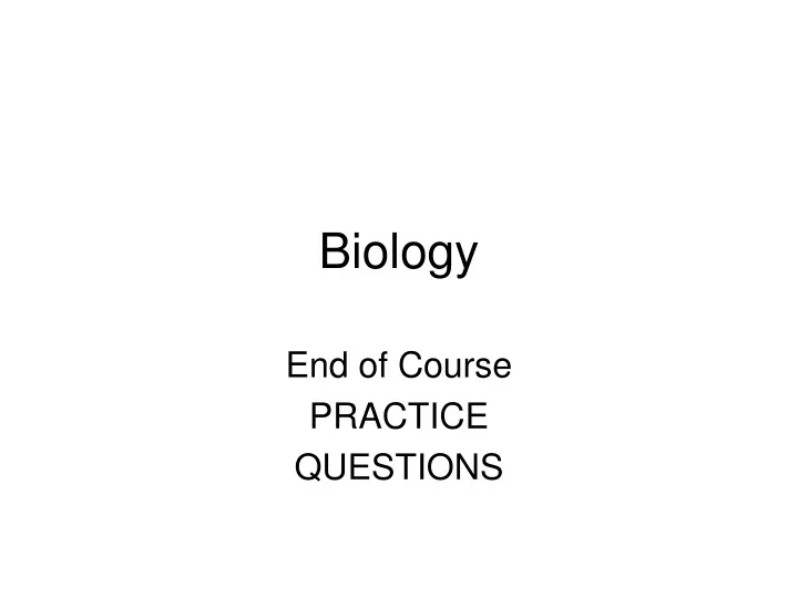 biology