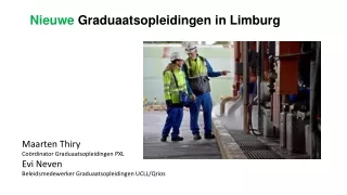 Nieuwe  Graduaatsopleidingen in Limburg
