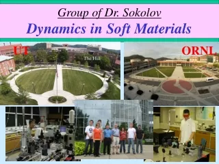 Group of Dr. Sokolov Dynamics in Soft Materials