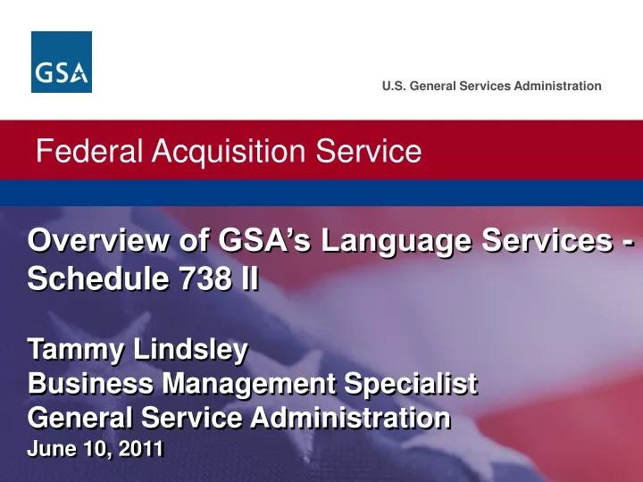 overview of gsa s language services schedule