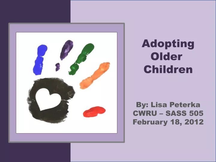adopting older children by lisa peterka cwru sass