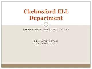 Chelmsford ELL Department