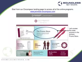 Start from our Encompass landing page to access all of the online programs.