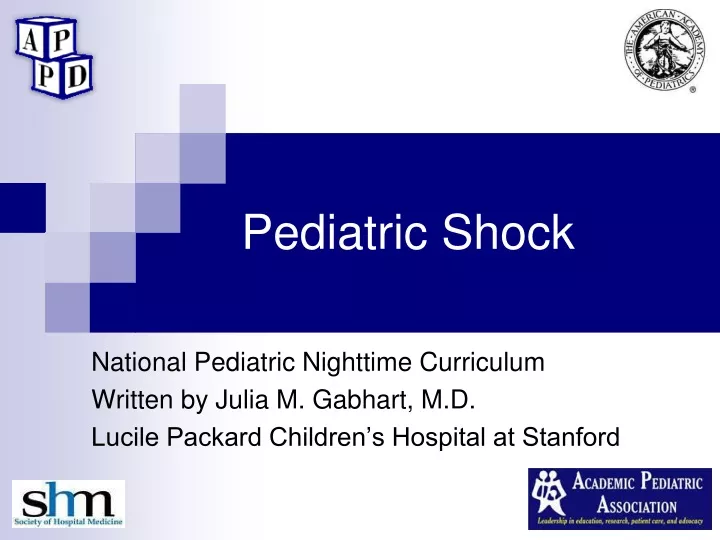 pediatric shock