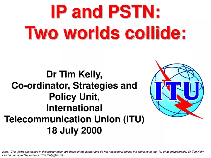 ip and pstn two worlds collide
