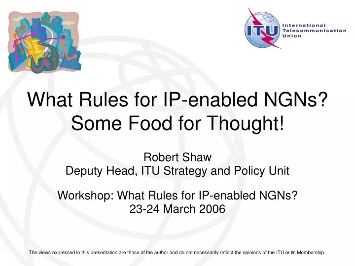 what rules for ip enabled ngns some food for thought