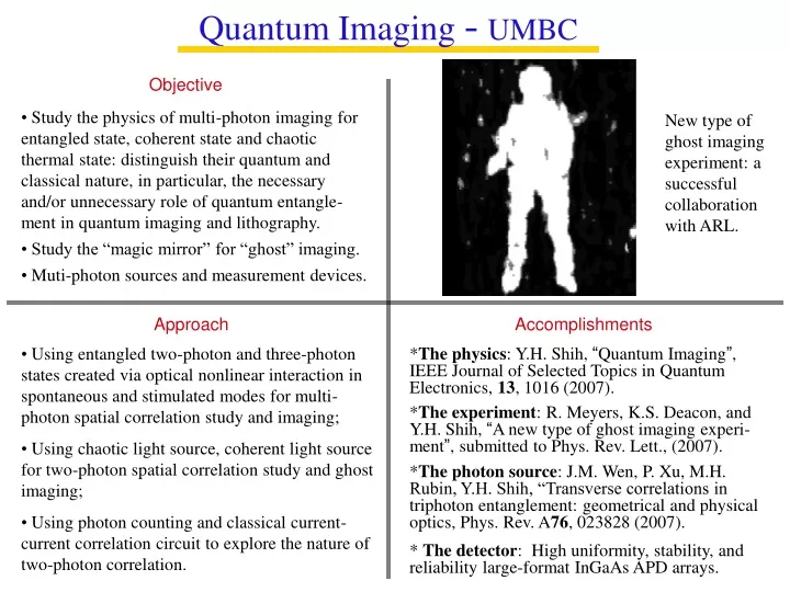 quantum imaging umbc