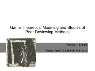 Game Theoretical Modeling and Studies of Peer-Reviewing Methods