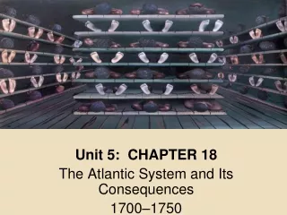 Unit 5:  CHAPTER 18 The Atlantic System and Its Consequences 1700–1750