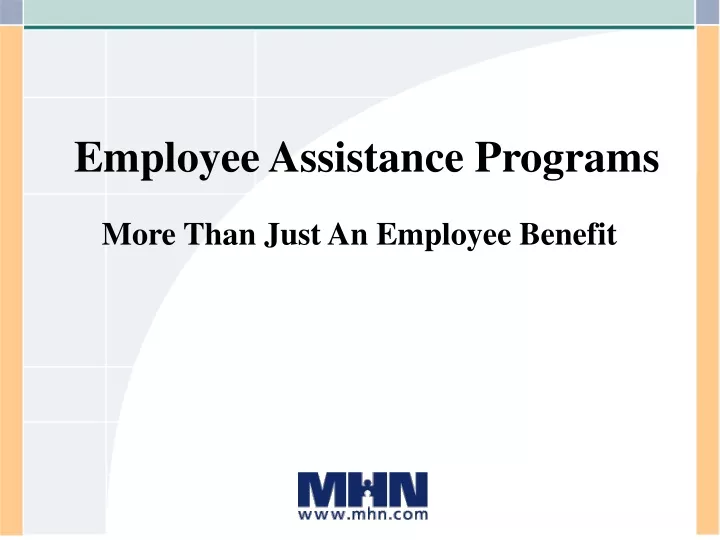 employee assistance programs
