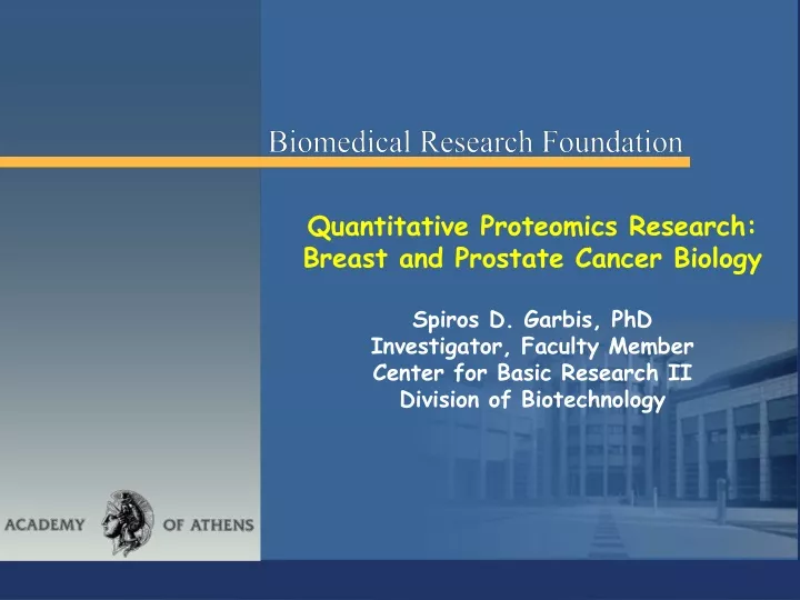 quantitative proteomics research breast