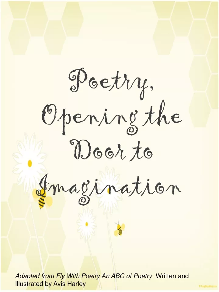 poetry opening the door to imagination