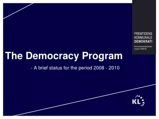 The Democracy Program
