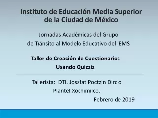 Instituto de Educación Media Superior  de la Ciudad de México