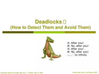 Deadlocks   (How to Detect Them and Avoid Them)