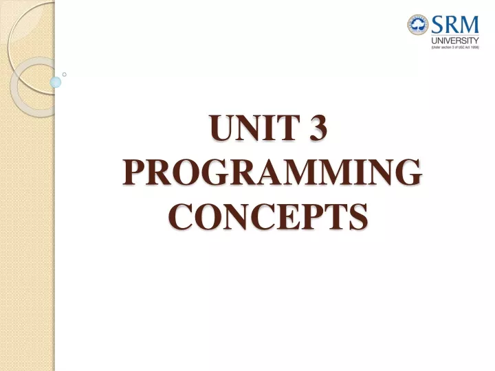 unit 3 programming concepts