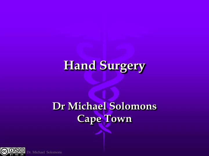 hand surgery