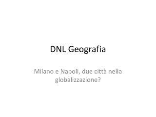 DNL Geografia