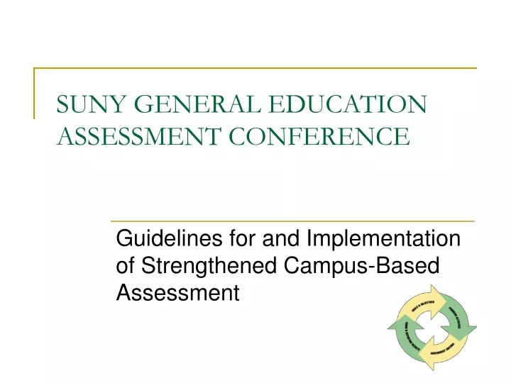 suny general education assessment conference