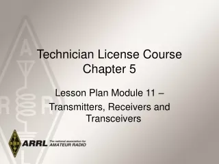 Technician License Course Chapter 5