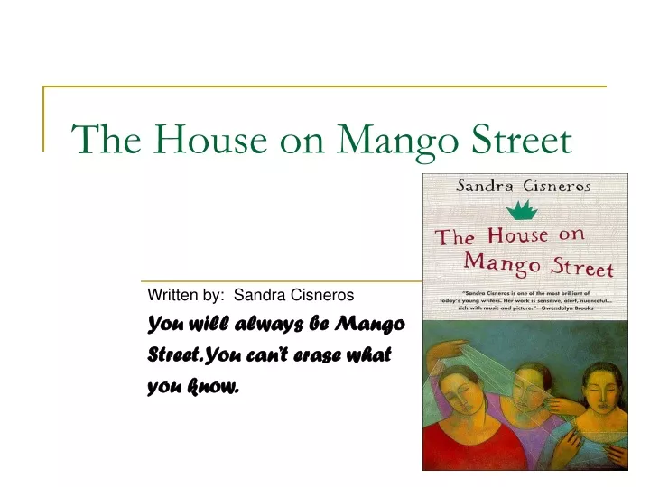 the house on mango street