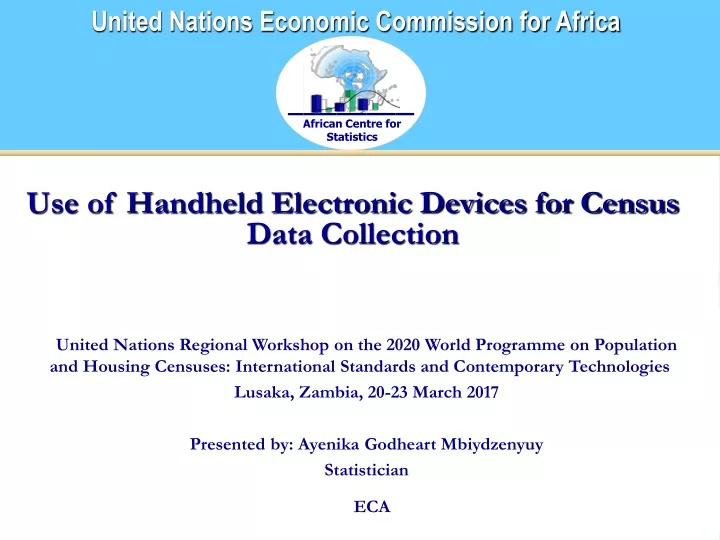 use of handheld electronic devices for census