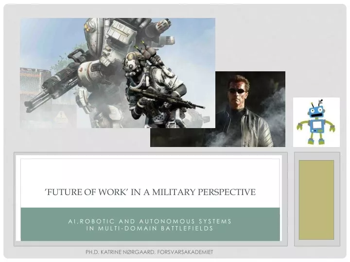 future of work in a military perspective