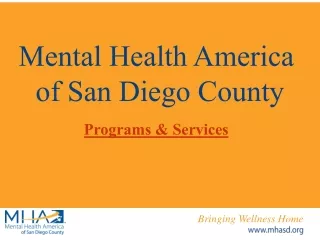 Mental Health America  of San Diego County