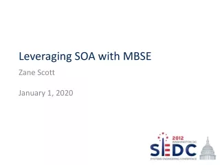Leveraging SOA with MBSE